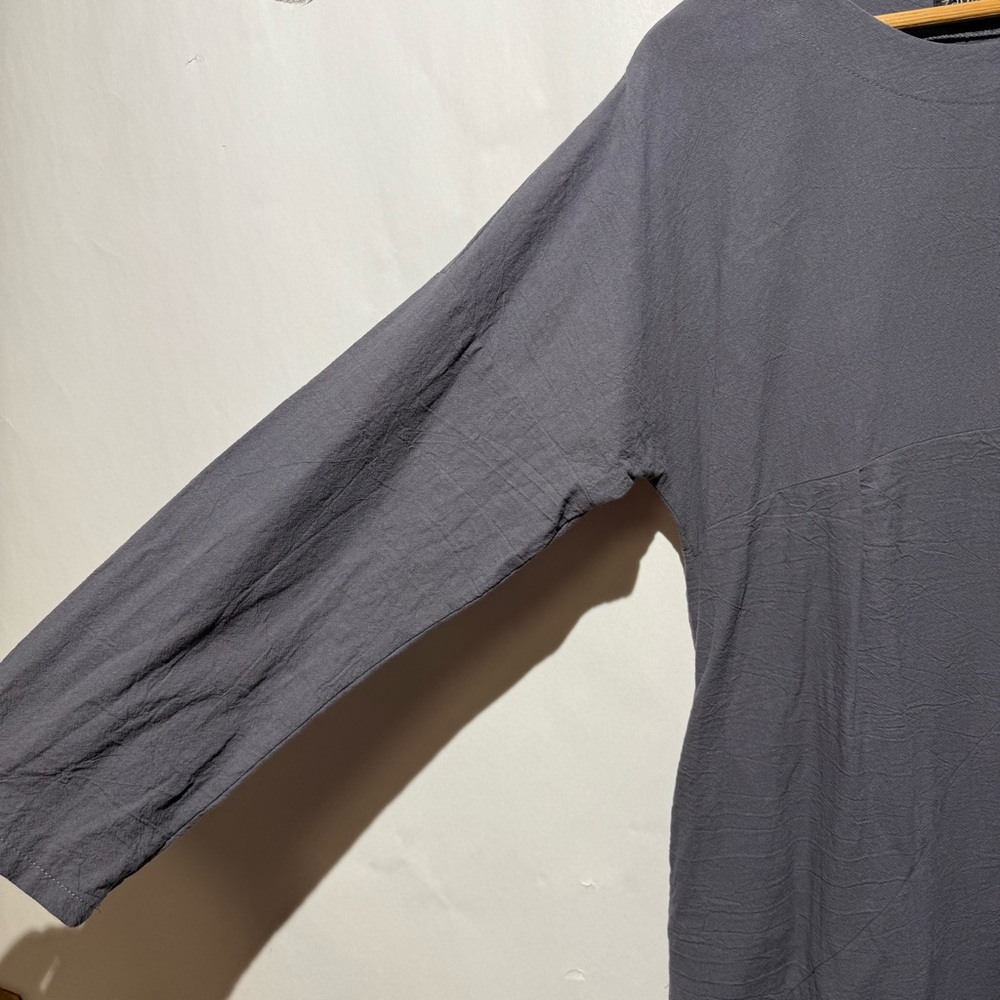 Zanzea 100% Cotton Asymmetrical cocoon sack dress  Hemline Midi Dress size large - Picture 6 of 6